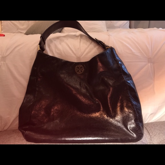 Tory Burch black leather shoulder bag - Picture 7 of 8